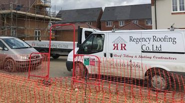 The Company van at a new job